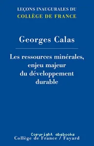 Les ressources minérales, enjeu majeur du développement durable