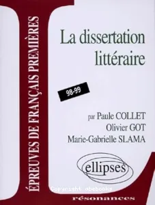 La dissertation littéraire