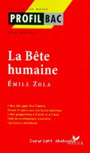 La bête humaine, Zola