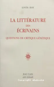 La littérature des écrivains