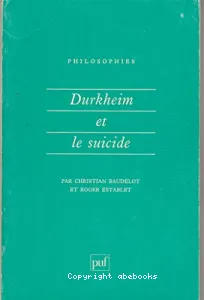 Durkheim et le suicide