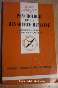 Psychologie de la ressource humaine