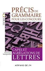 Précis de grammaire pour les concours