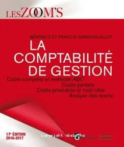 Comptabilité de gestion (La)