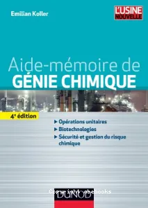 Aide-mémoire génie chimique