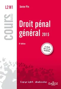 Droit pénal général