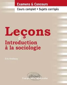 Leçons d'introduction à la sociologie