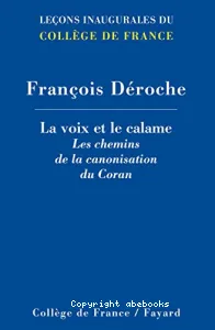 La voix et le calame