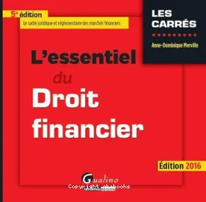 L'essentiel du droit financier