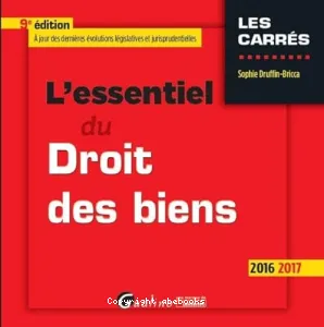 L'essentiel du droit des biens