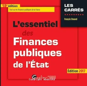 L'essentiel des finances publiques de l'État