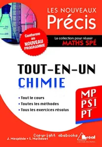 Précis tout en un chimie MP/PSI/PT