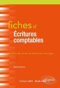 Fiches d'écritures comptables