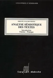 Analyse sémiotique des textes