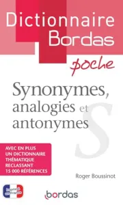 Synonymes, analogies et antonymes