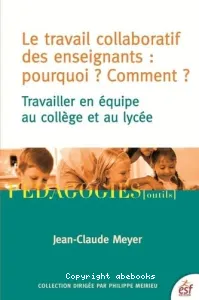 Le travail collaboratif des enseignants