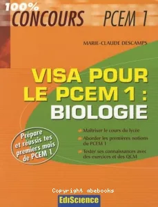 Visa pour le Pcem1 Biologie