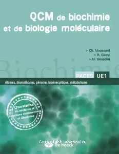 QCM de biochimie et de biologie moléculaire