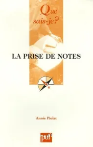 La prise de notes