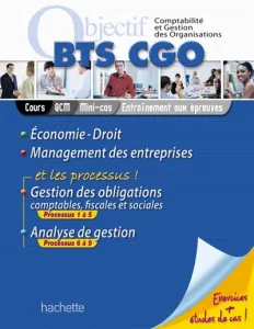BTS CGO : Economie-Droit, Management des entreprises, Processus 1 à 9