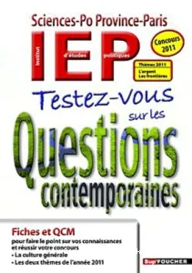 Testez-vous sur les questions contemporaines