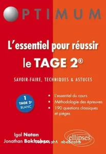 L'essentiel pour réussir le Tage 2