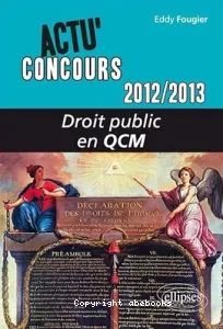 Droit public en QCM 2012-2013