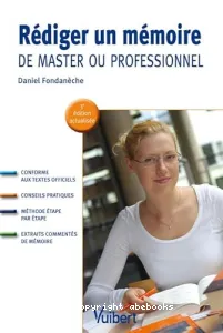 Rédiger un mémoire de master ou professionnel