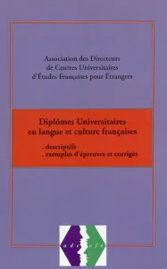Diplômes universitaires en langue et culture françaises