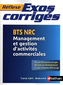 Management et gestion d'activités commerciales BTS NRC