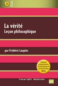 La vérité, leçon philosophique