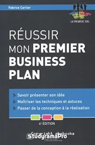 Réussir mon premier business plan