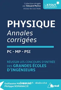 Physique annales corrigées