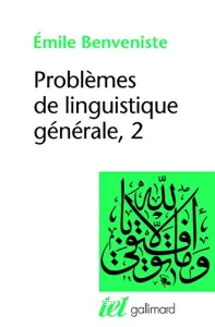 Problèmes de linguistique générale