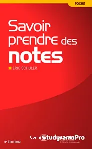 Savoir prendre des notes