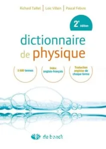 Dictionnaire de physique