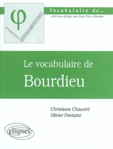 Vocabulaire de Bourdieu (Le)