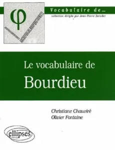 Vocabulaire de Bourdieu (Le)