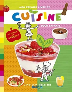 Mon premier livre de cuisine pour enfants