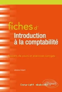 Fiches d'introduction à la comptabilité