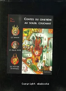 Contes du cimetière au soleil couchant