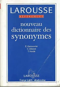 Nouveau dictionnaire des synonymes