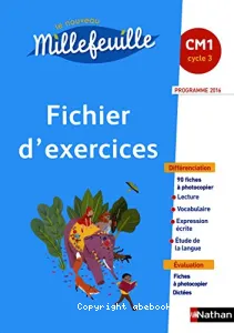 Le nouveau Millefeuille Fichier d'exercices CM1