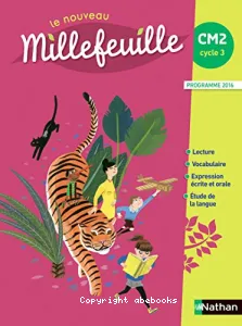 Le nouveau millefeuille CM2 prog 2016