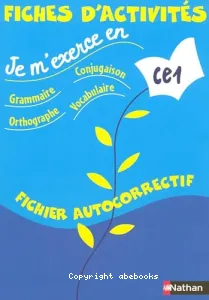 Je m'exerce en grammaire, conjugaison, orthographe, vocabulaire CE1