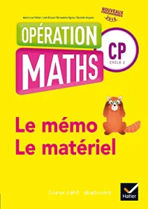 Opération maths CP- Le mémo, le matériel