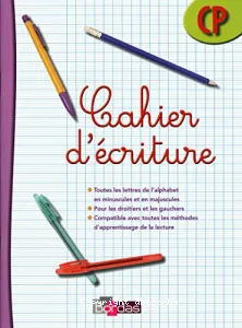 Cahier d'écriture CP