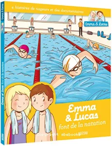 Emma et Lucas font de la natation