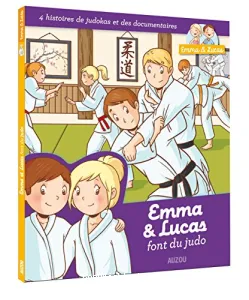 Emma et Lucas font du judo