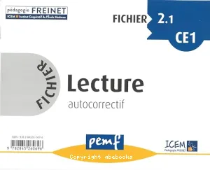 Fichier - Lecture - Cycle 2- Ce1 - niveau 1